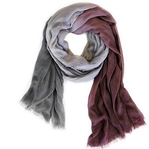 Tilo | Ombré Fringed Scarf | Graduation | NWT